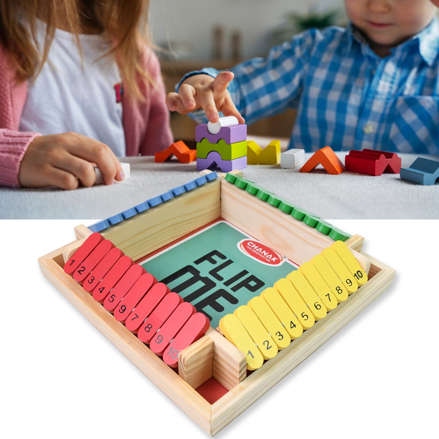 Shut The Box Dice Game Classic Flip Me Multiplayer Game (1 Set) Shut The Box Dice Game Classic Flip Me Multiplayer Game (1 Set)